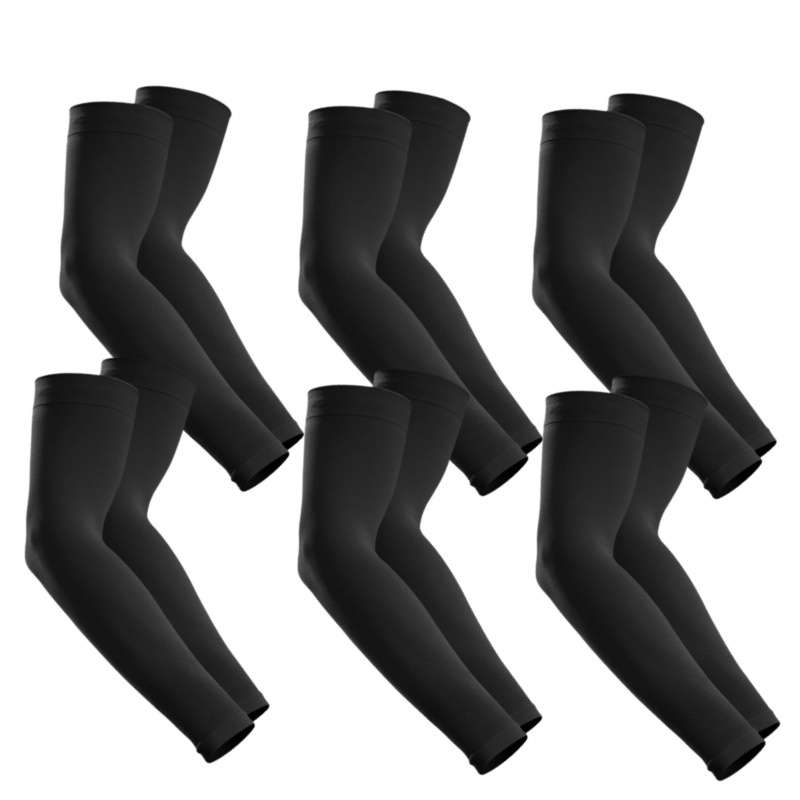 Sunscreen Sleeves Color 2 Black 2 Sky Blue White Gray