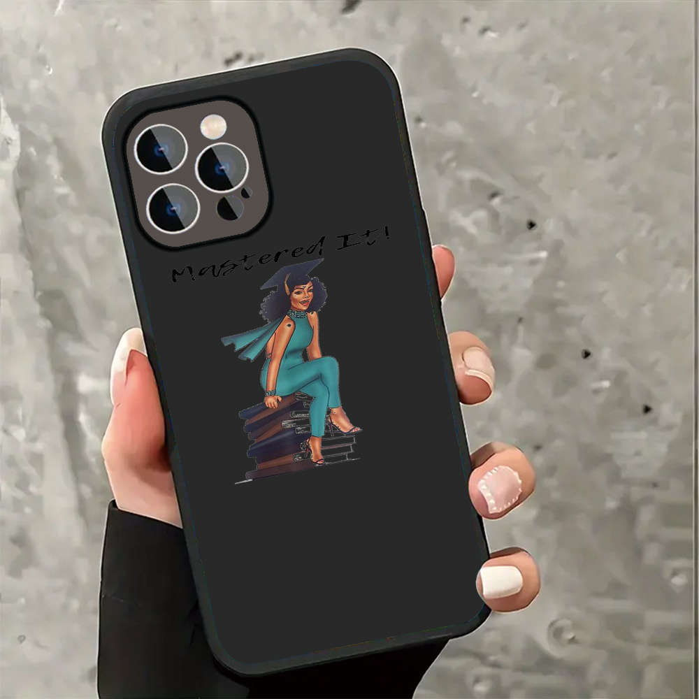 1Pc Black For iPhone 15 Pro Max African Pride Phone Case