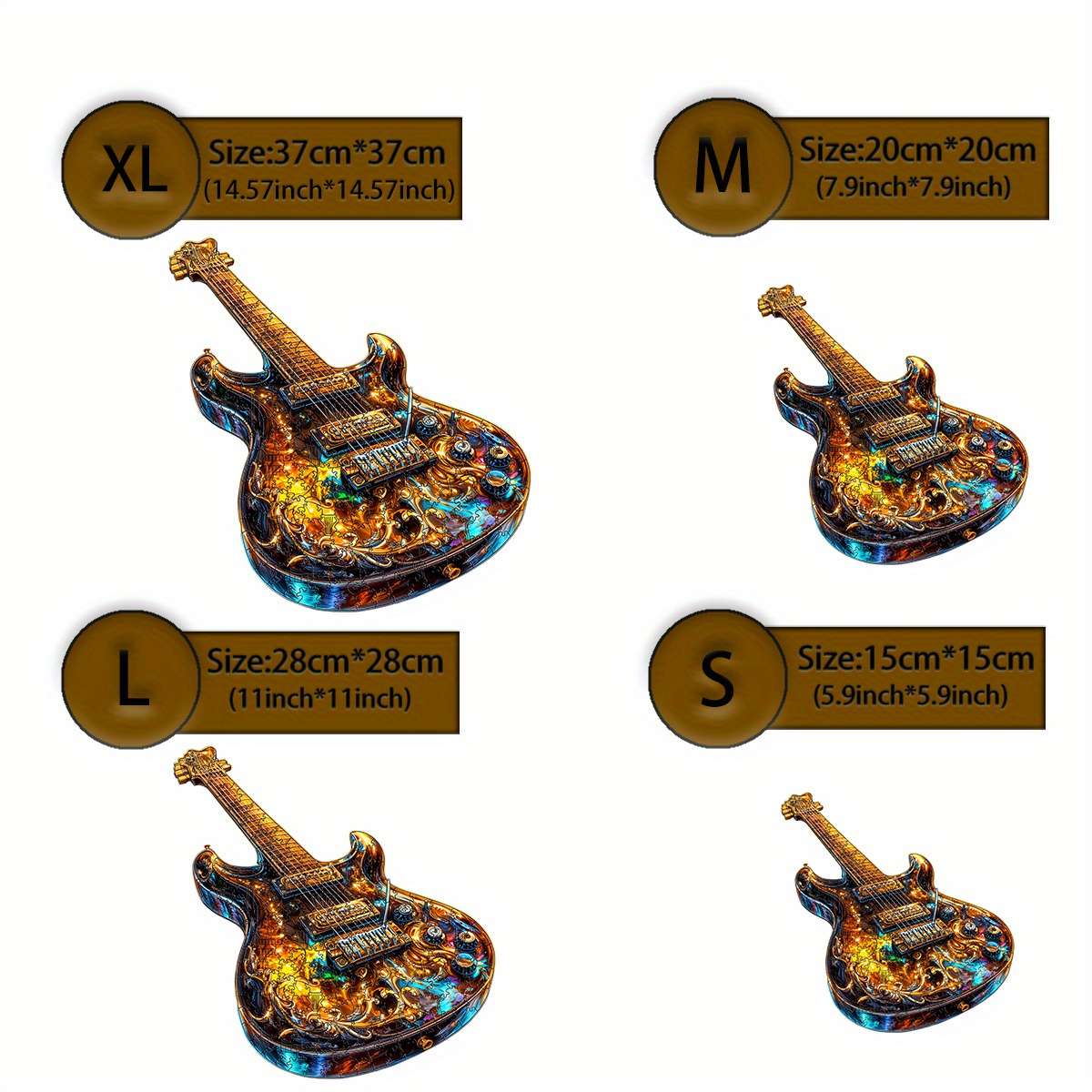 3D Puzzle Musical Instrument Model  Size A2 37Cm*14.57Inch