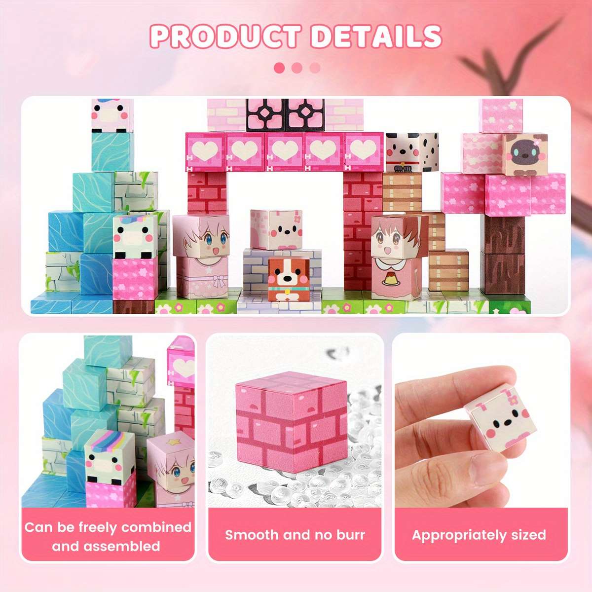 3D Building Model Puzzle Set Quantity 100Pcs