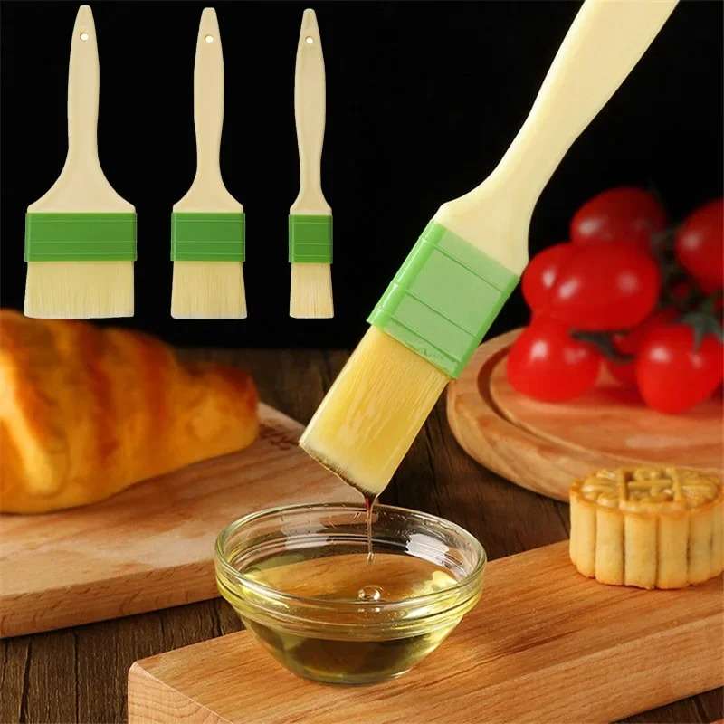 Baking Brush Color Green Quantity 3Pcs