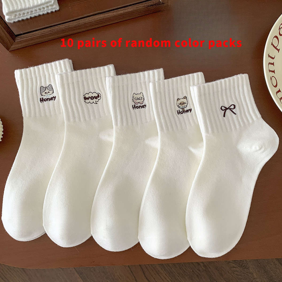 Women S Socks Color 10 Pairs Of Mixed Packs Size Onesize
