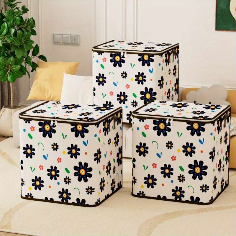 Storage Bag Style 2Pcs Flower