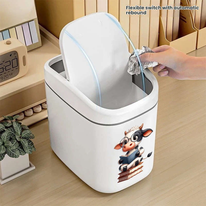 Garbage Can Color White