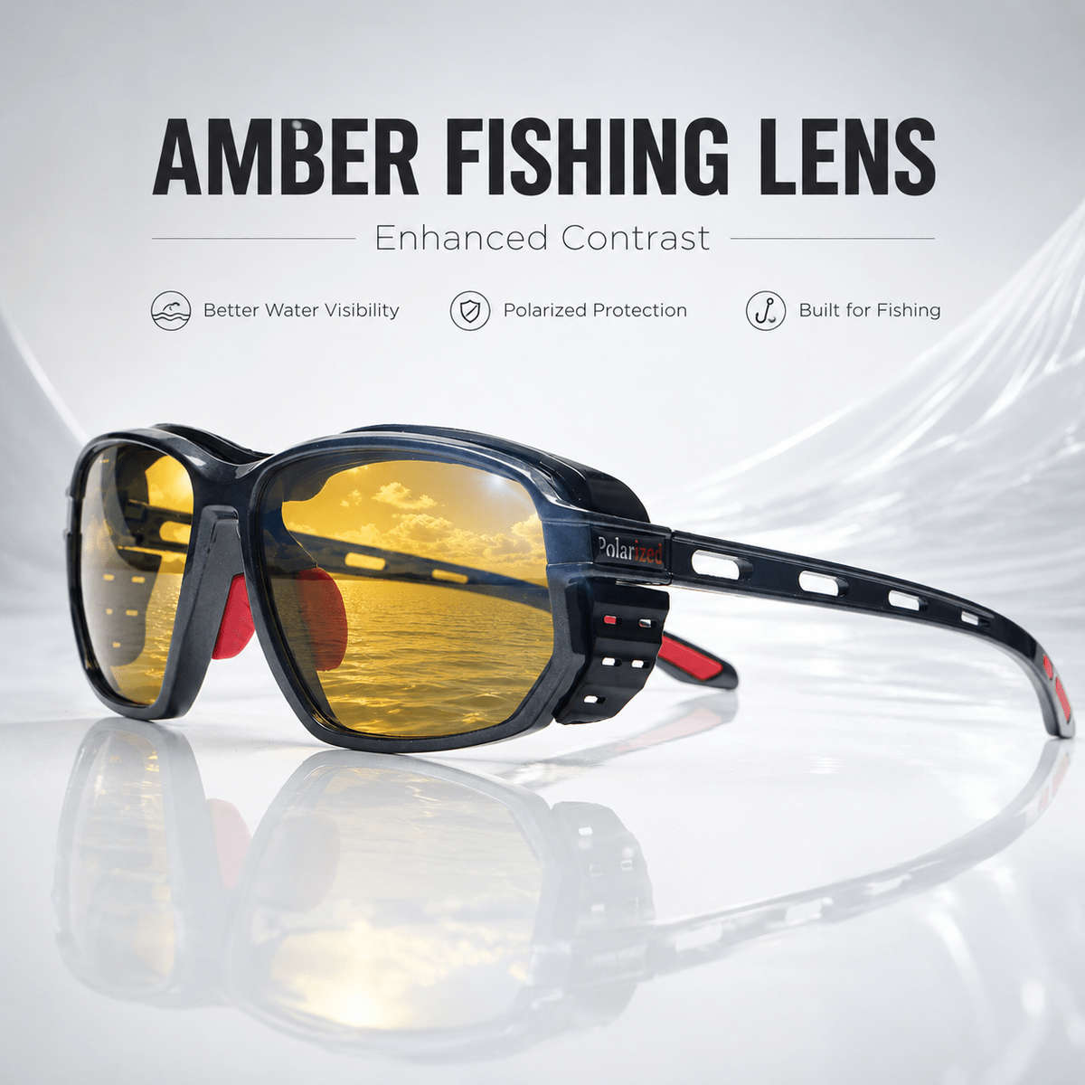 Cycling Glasses Color C5 Gun Red