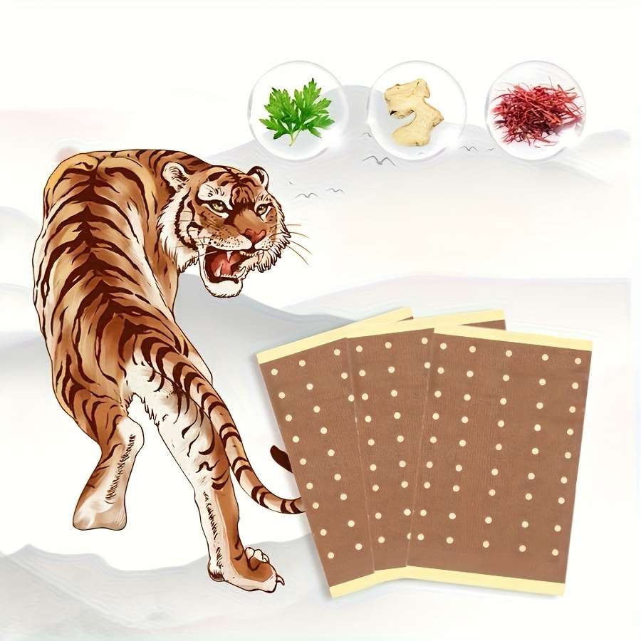 Modern Traditional Chinese Tiger Hot Compress Pad Non