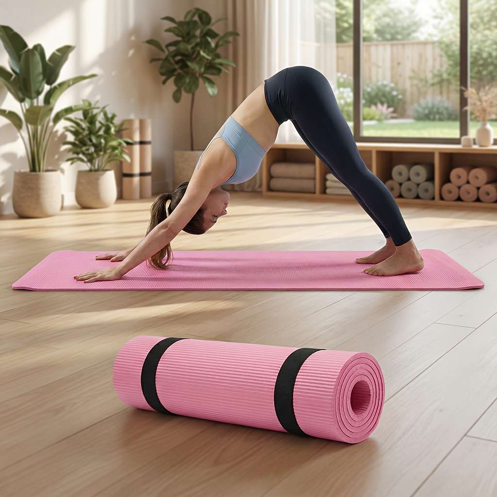 Yoga Mat Romantic Powder Thickness 1.5Cm