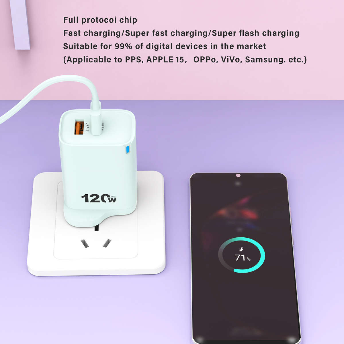 Charger Color Blue