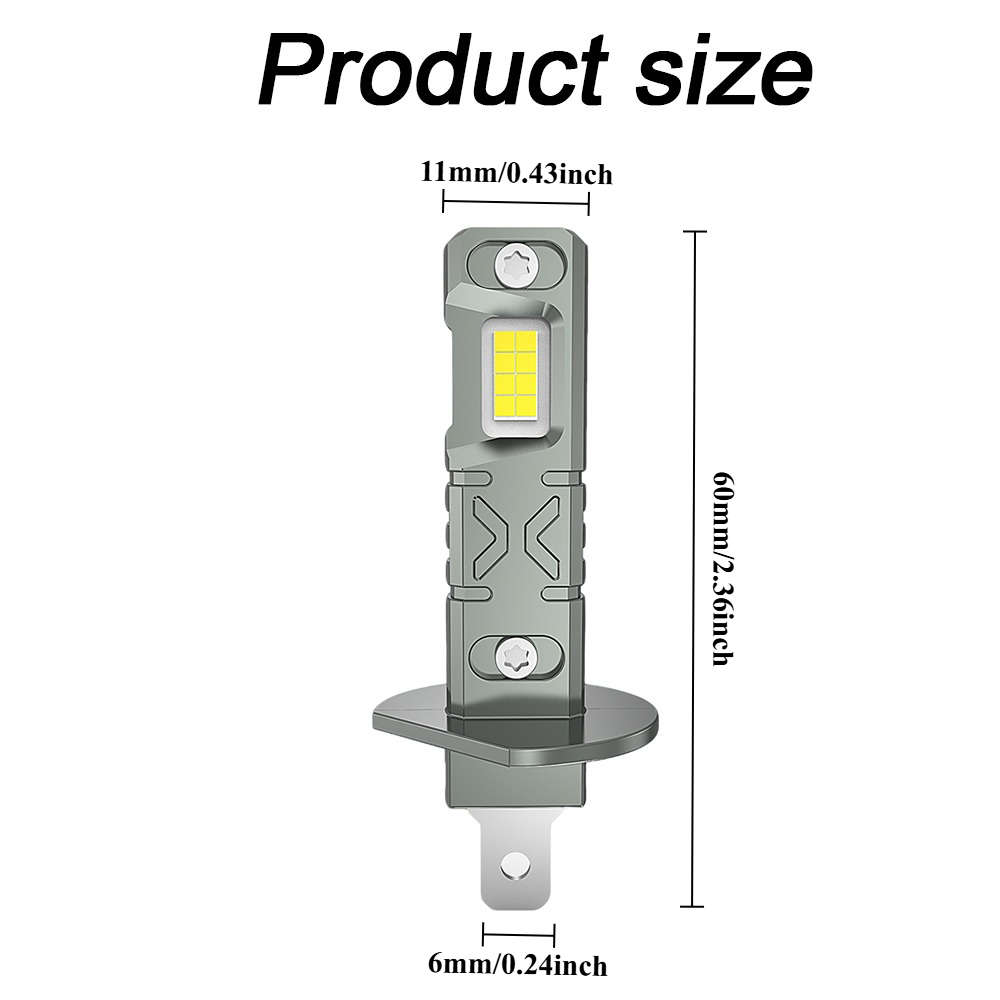 Car Lights Color 2Pcs H1