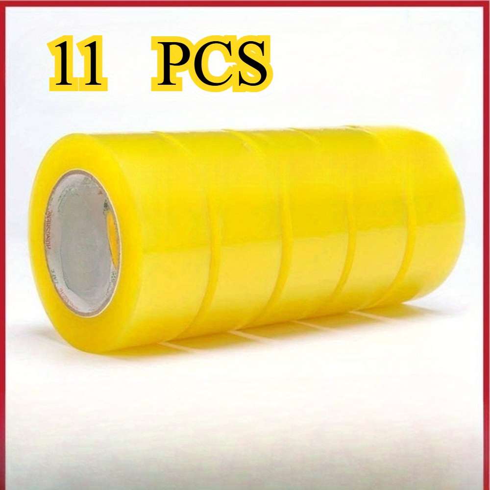 Adhesive Tape Color 11 Rolls Yellow Transparent