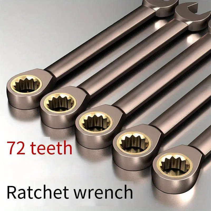5-Piece Dual-Purpose Ratchet Wrench Set