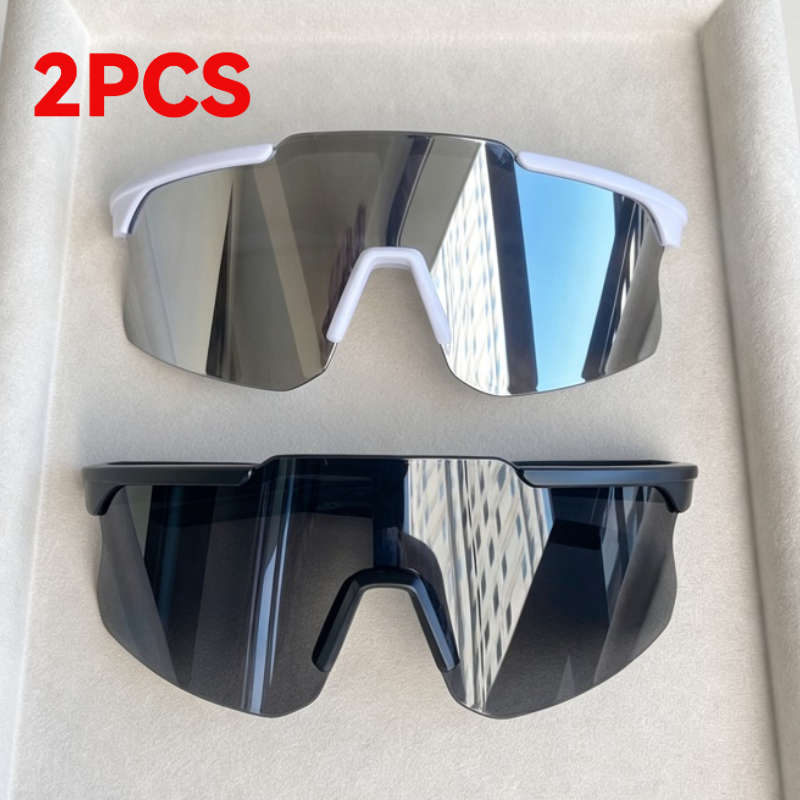Cycling Glasses Color White Frame Blue Mercury  Black Frame Mercury