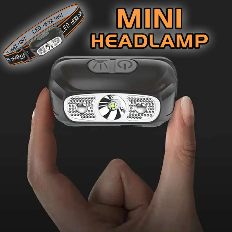 Efficient 1Pc Mini Led Headlamp Usb Rechargeable Headlight Daily Reliable