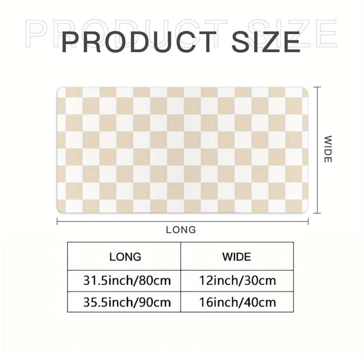 Mouse Pad Color Multicolor Size 30X80Cm