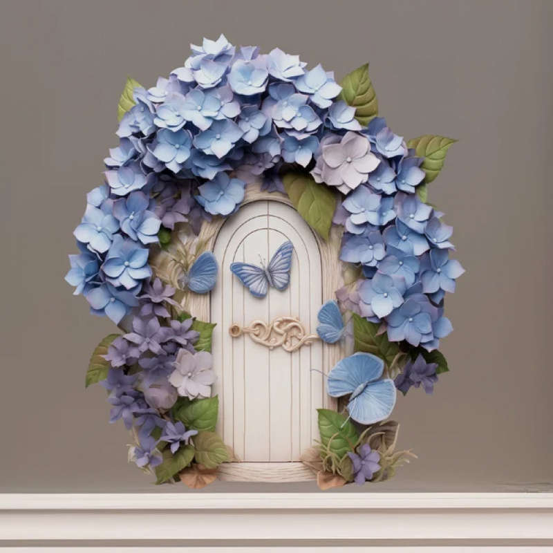 6Pcs Use Design Paper Single Decal Garden