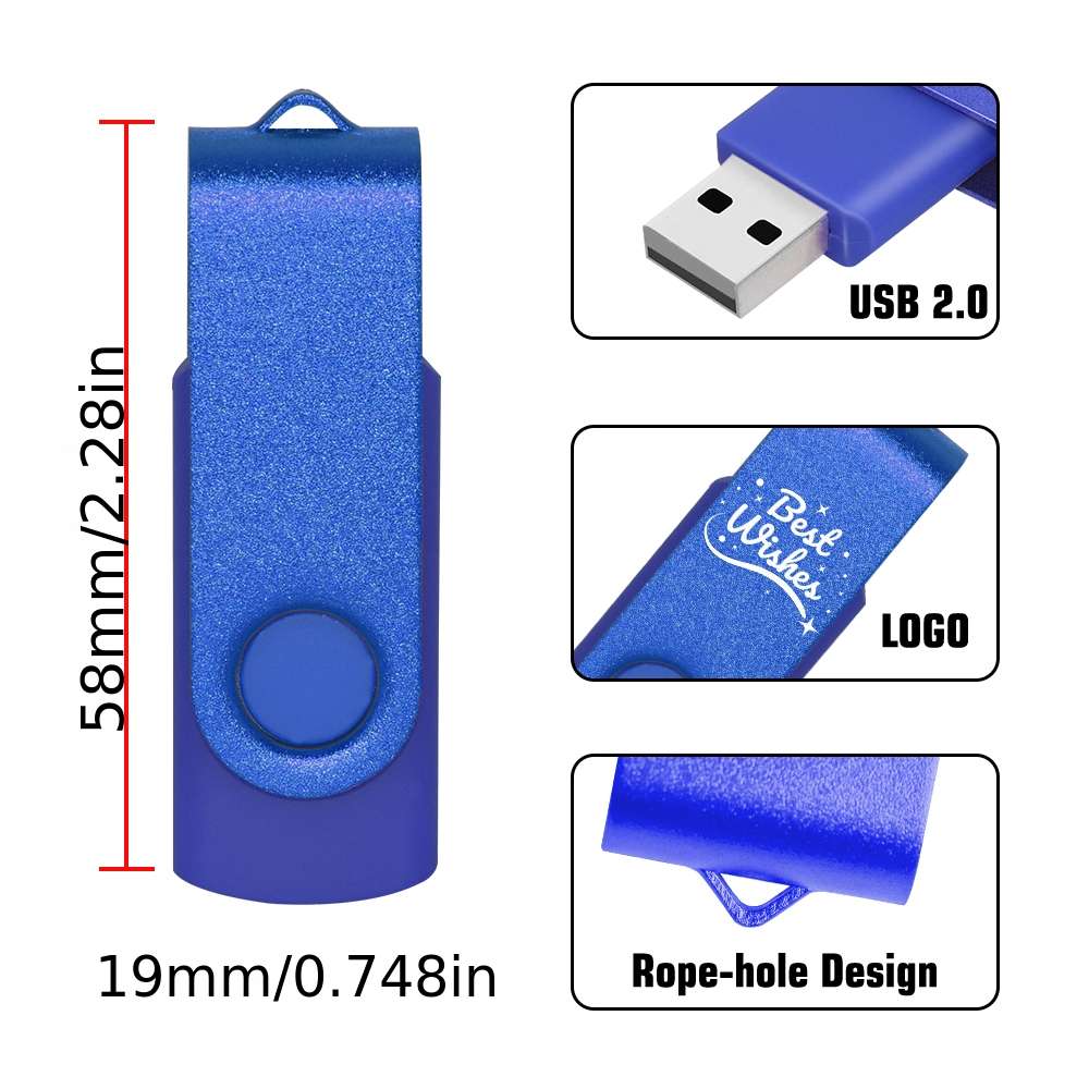 Usb Flash Drive Color Orange Storage 2Gb