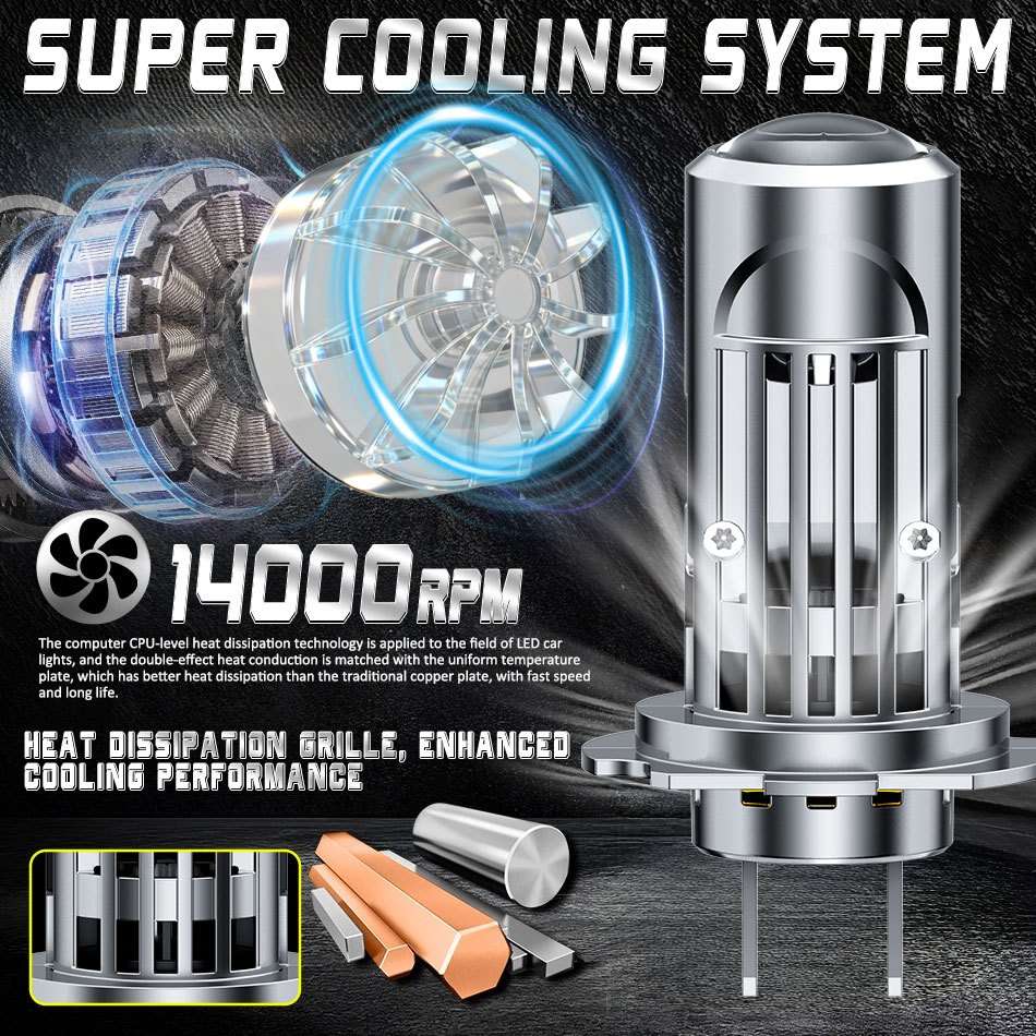 Car Lights Color 2Pcs H7