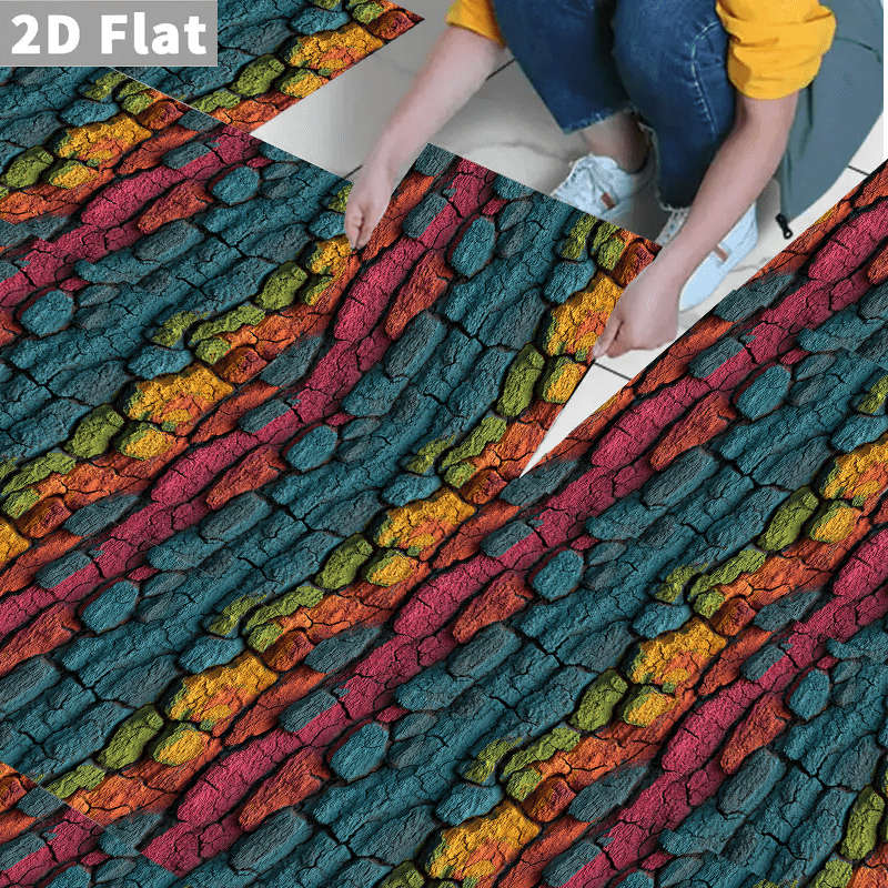 Self Adhesive Floor Stickers 11.81X11.81In30X30Cm