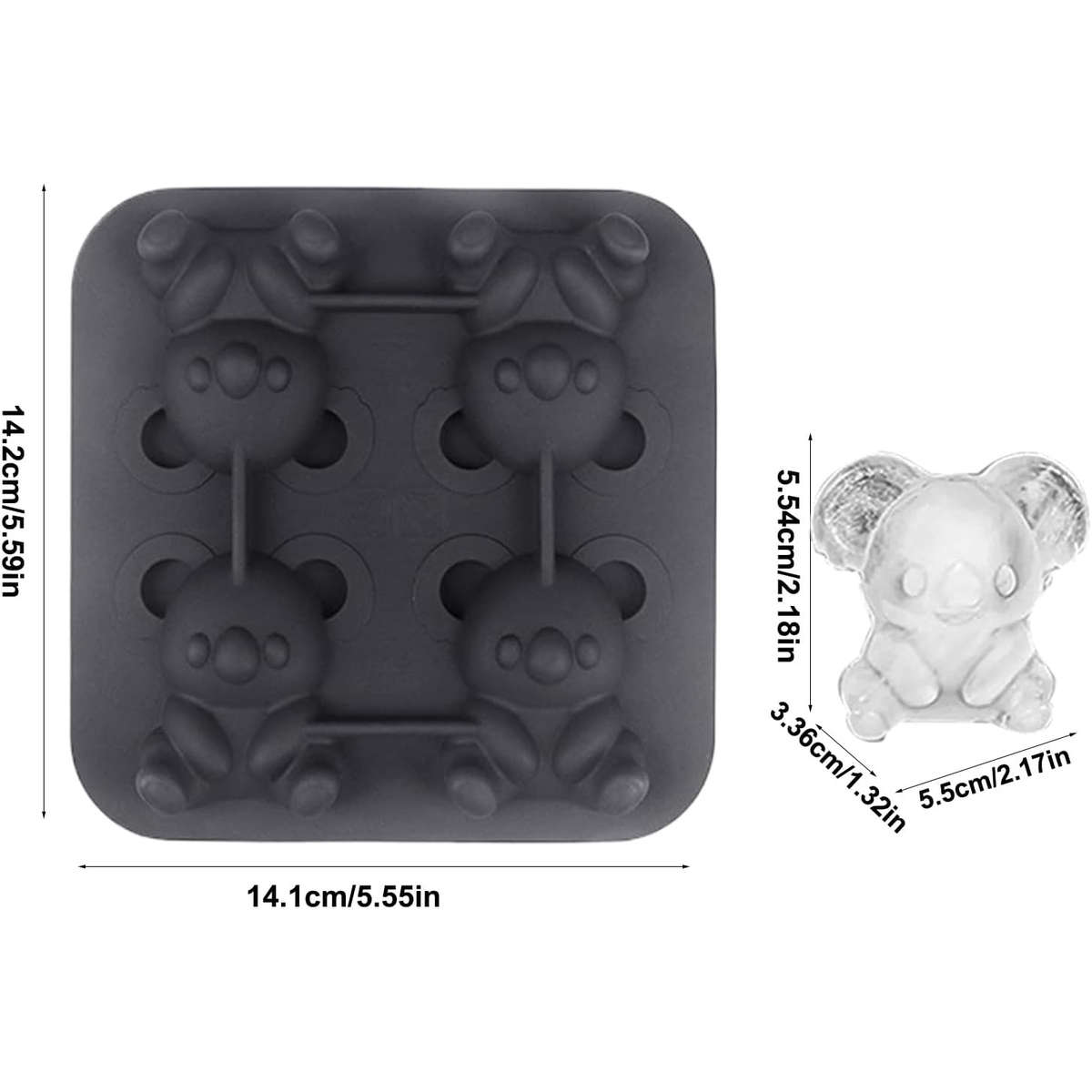 Ice Molds Color Gray