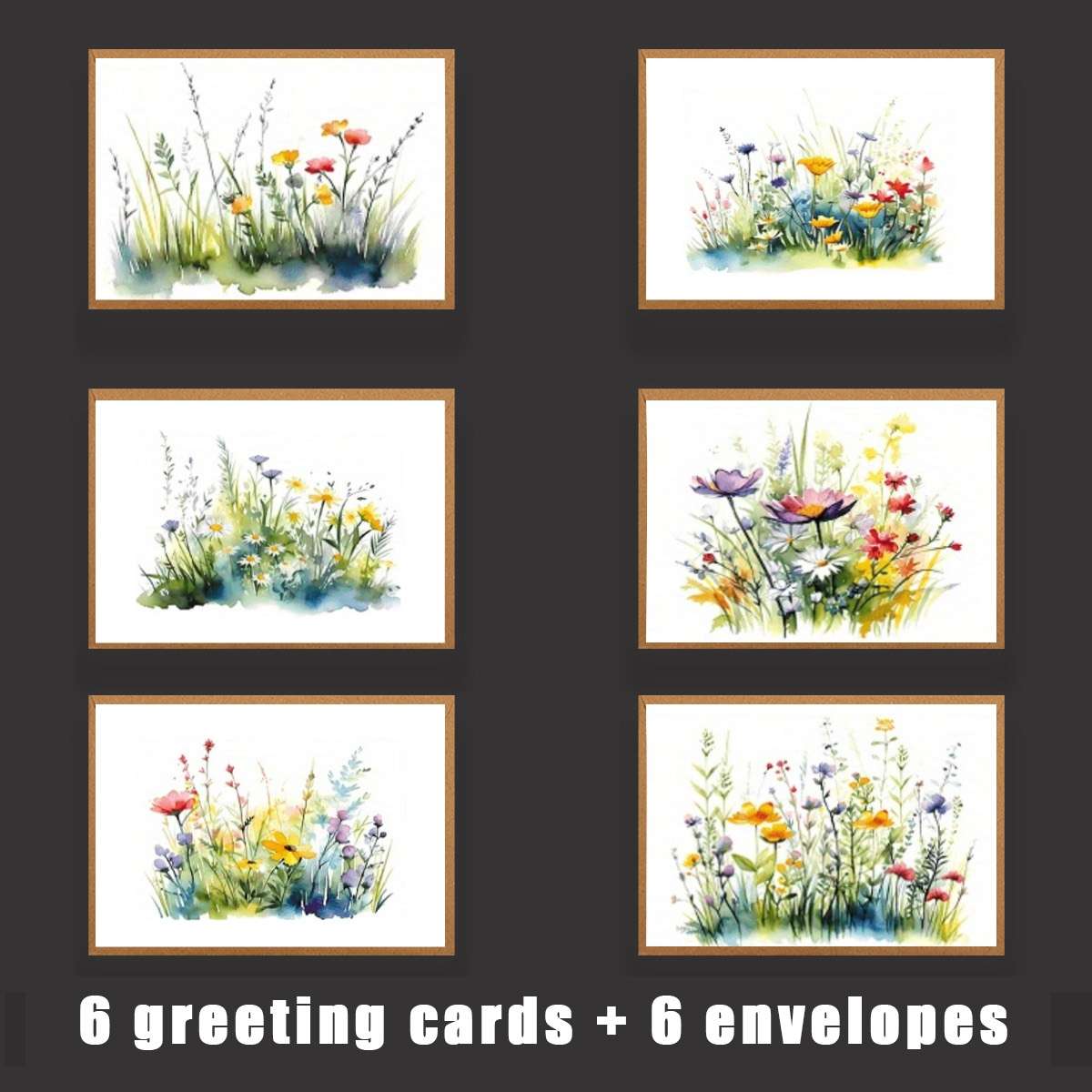 Greeting Cards Quantity 12Pcs