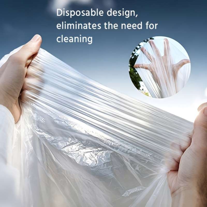 Car Cover Color Transparent White 2Pcs