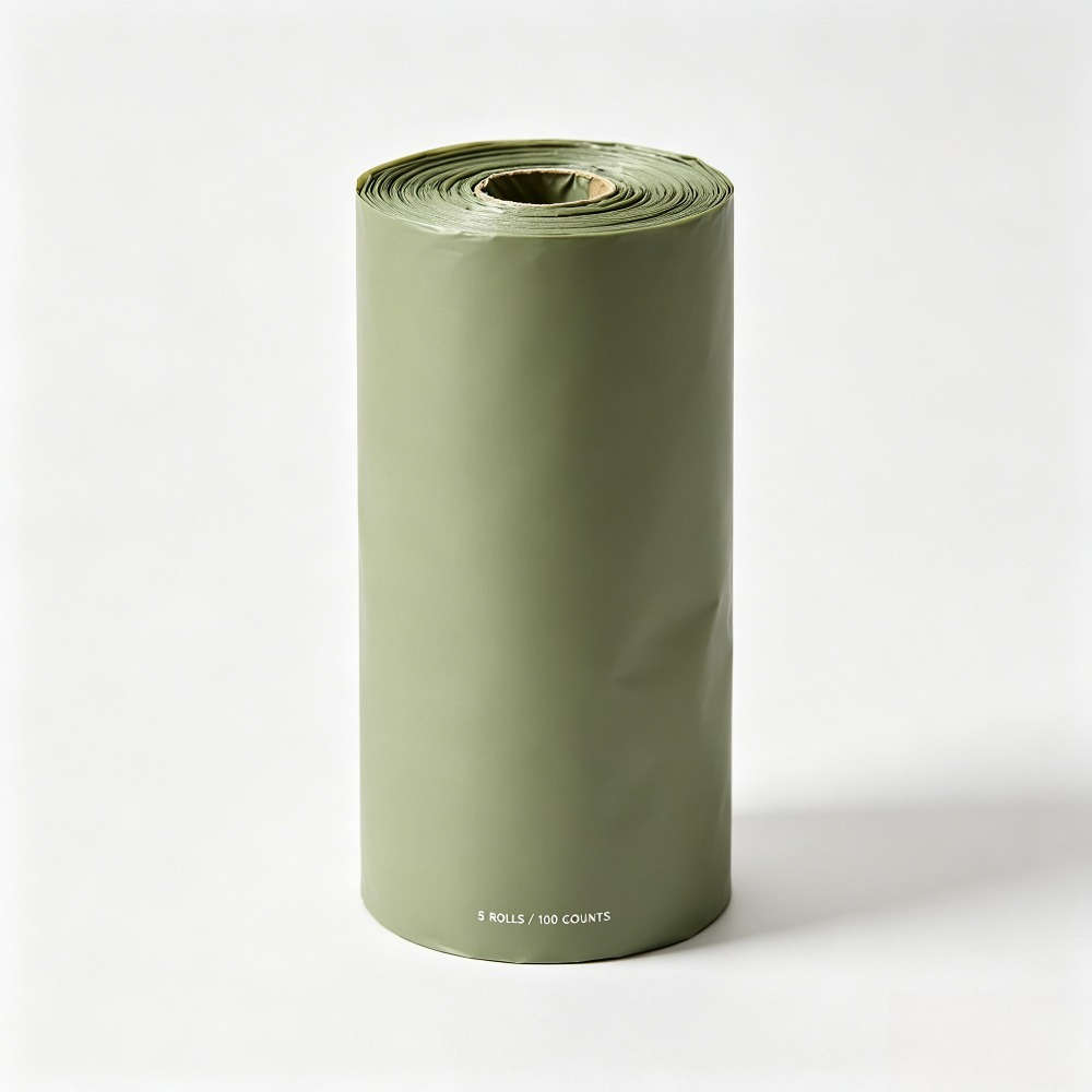 Trash Bag5 Rolls100 Sheets Green