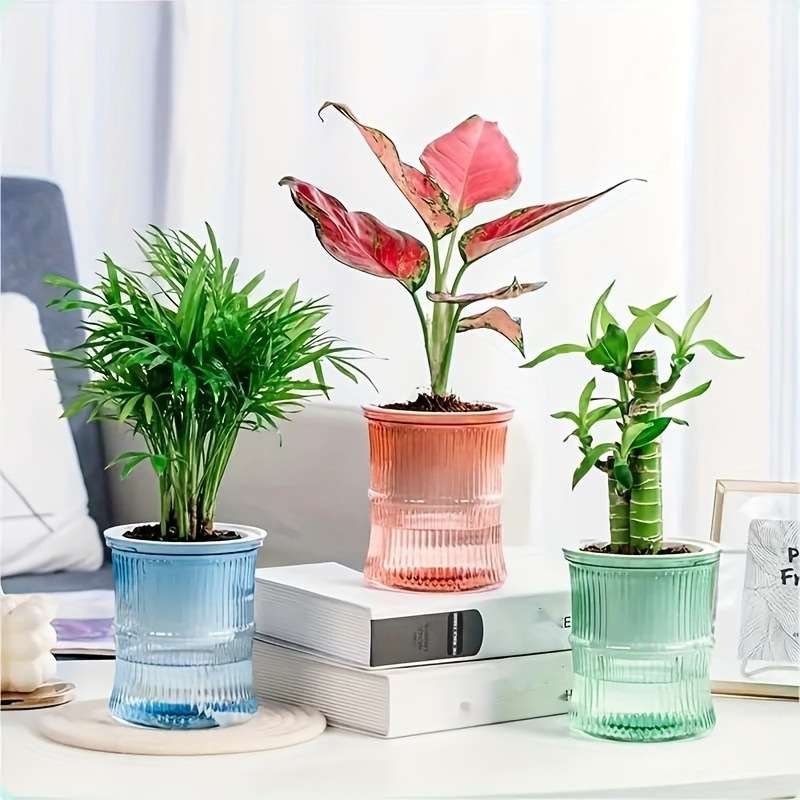 Flowerpot Color Green 4 Pieces