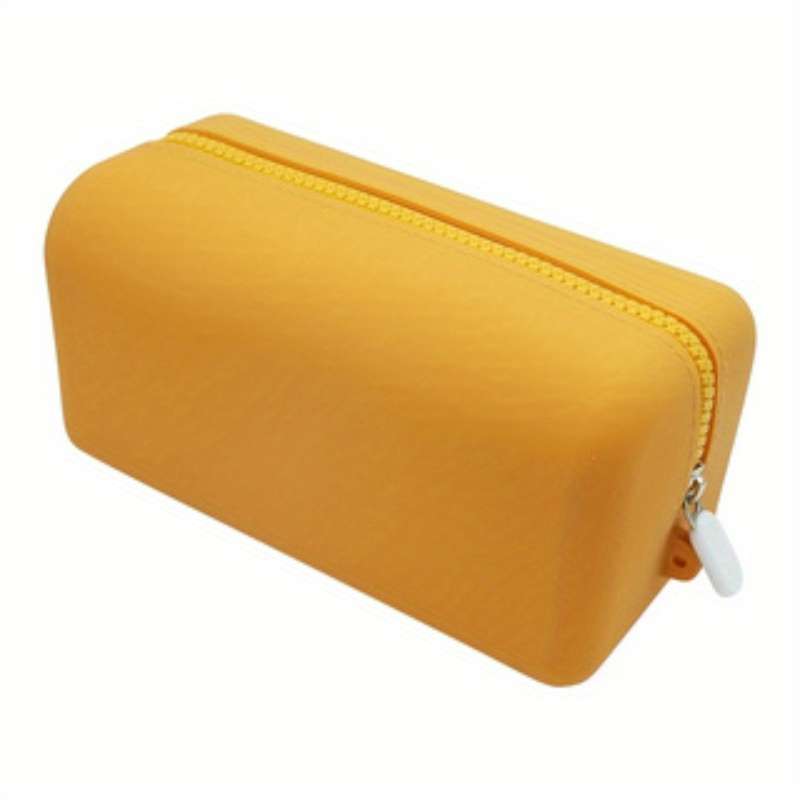 Silicone Zipper Storage Bag  Orange