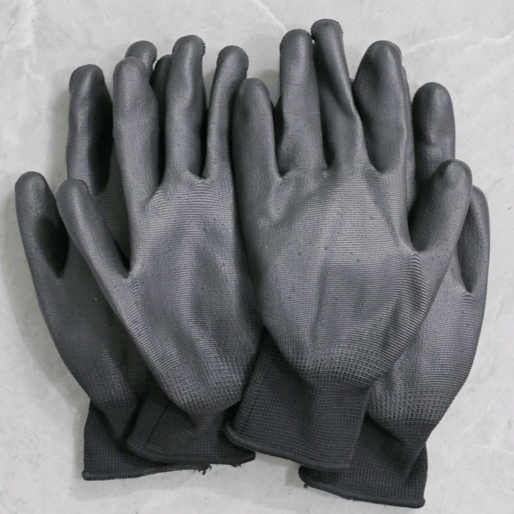 Work Gloves Color Plus Size  Yellow Trim Quantity2 Pairs