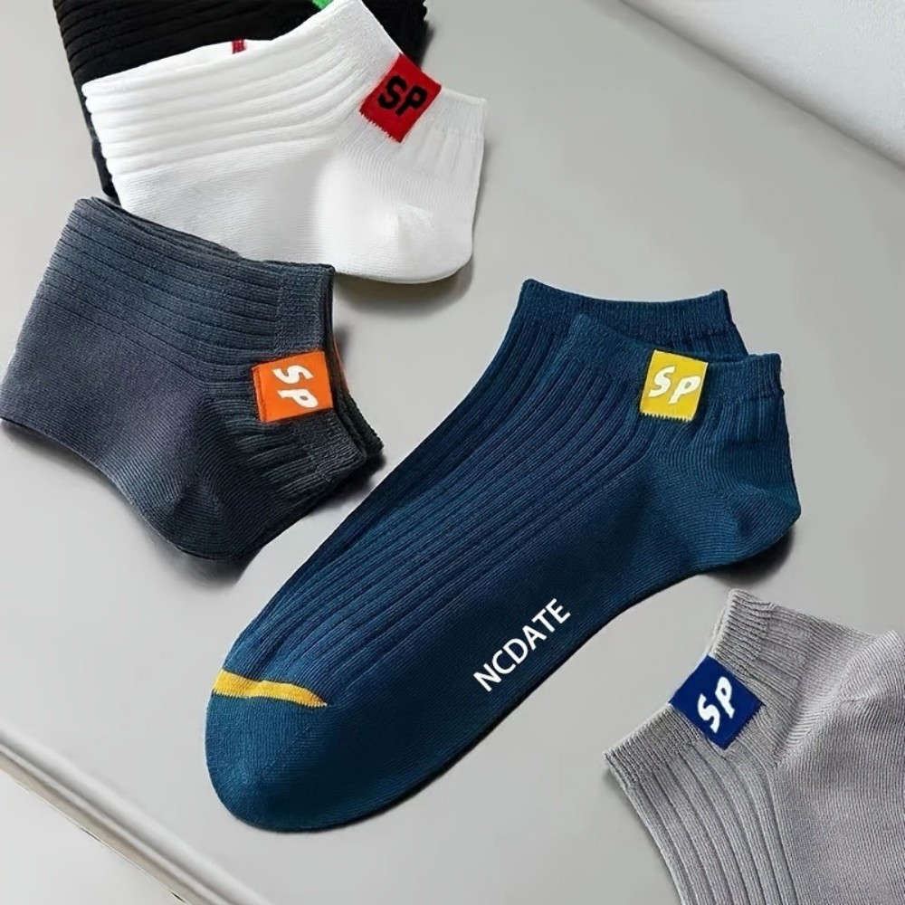 10 Pairs Of Random Colors One Size High Elastic Socks