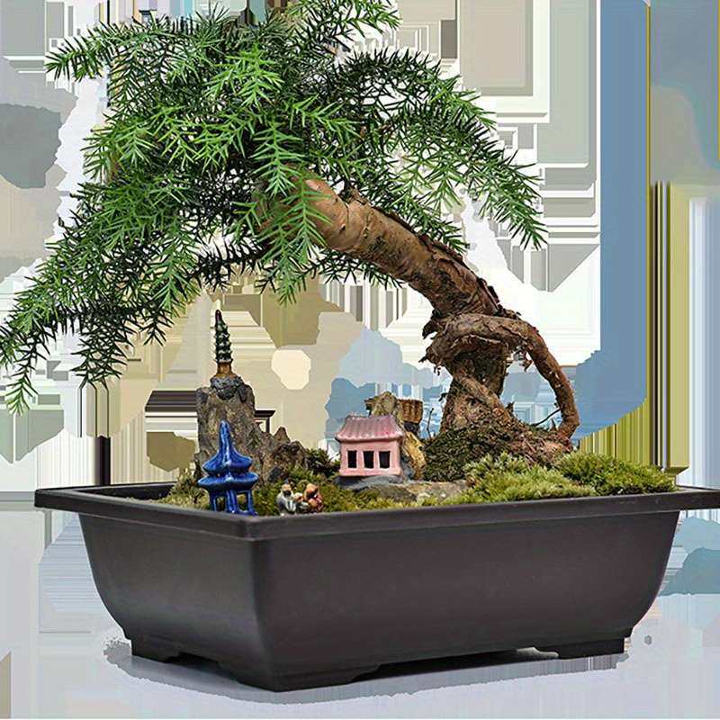 Flowerpot Color Brown Small Square Quantity1 Set