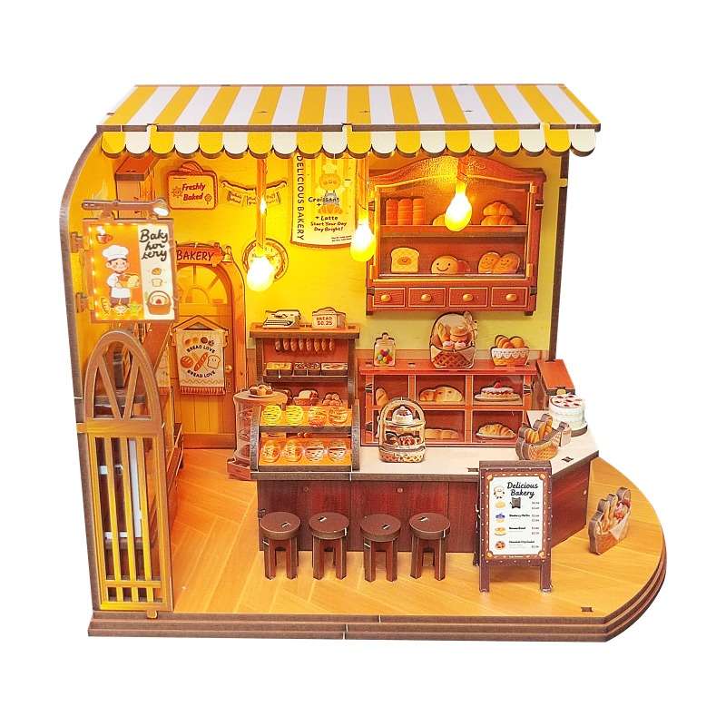 3D Model Desktop Ornament Model Sj037 Time Bread House