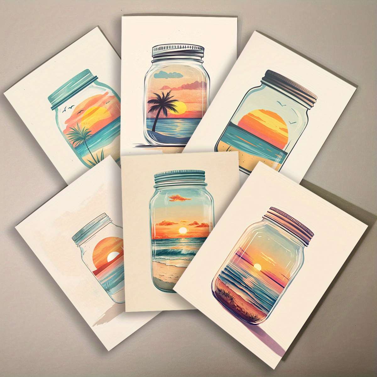 Greeting Cards Quantity 6Pcs
