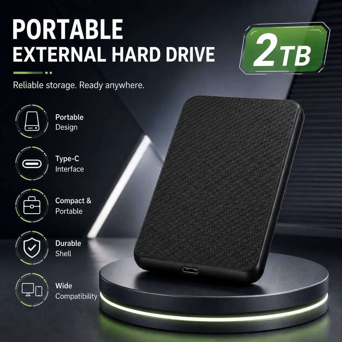 Usb Flash Drive Storage 2Tb