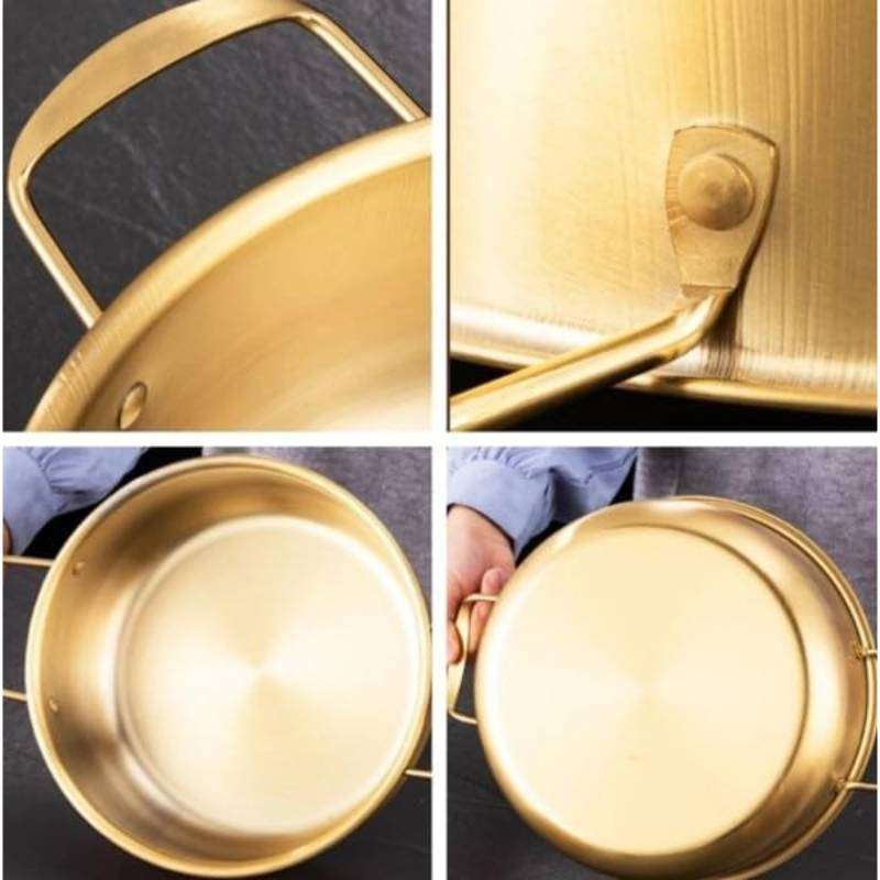 Cookware Pot Color Golden Color