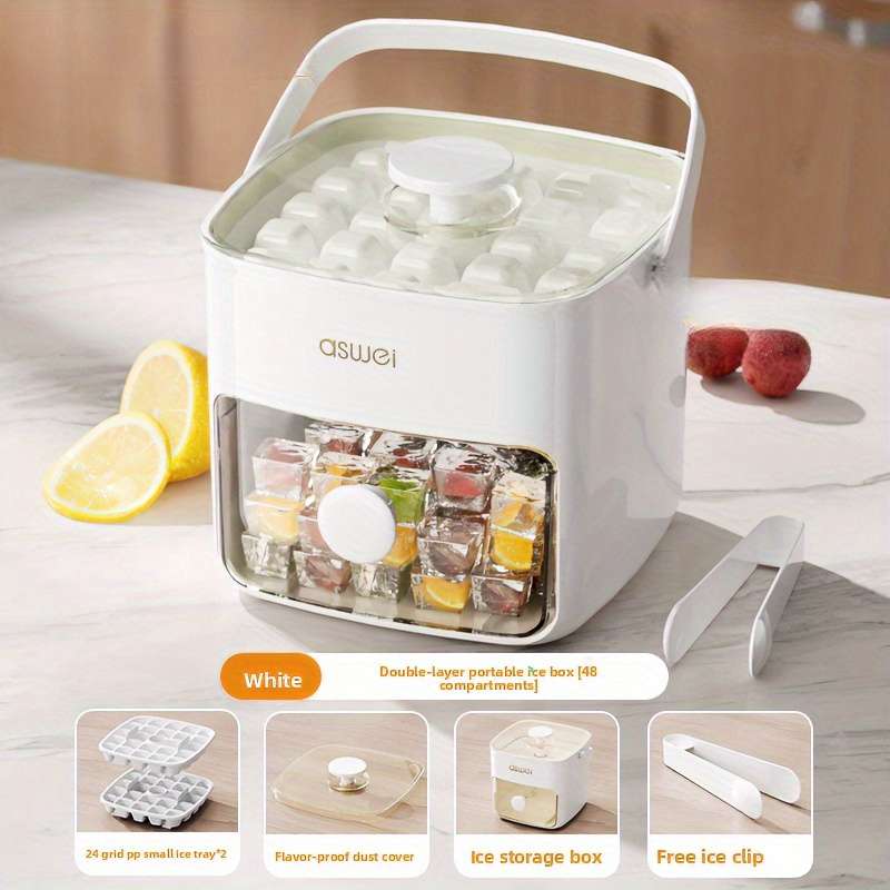 Ice Maker Color 2Pcs Set Ice Box  Clip