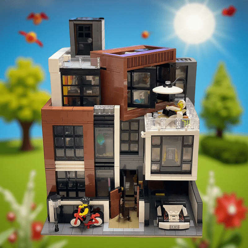 3D Building Model Puzzle Set Model Mk 10204