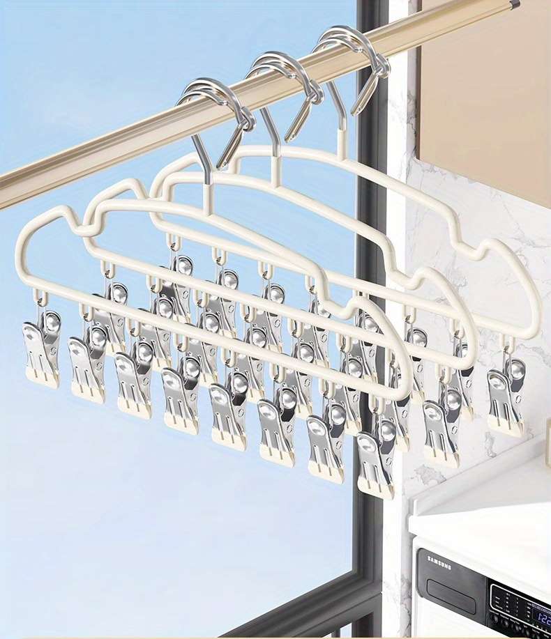 Clothes Rack 1 PackCloud Blue 8 Clips