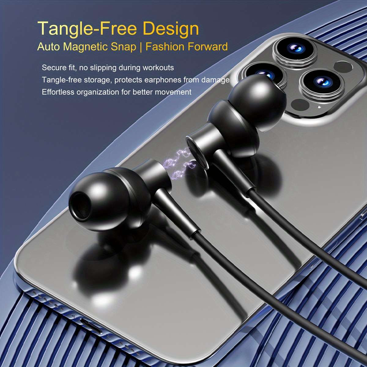 Rechargeable Wireless Earbuds Headphones Headset