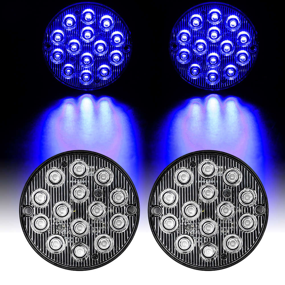 Car Lights Color Red2Pcs