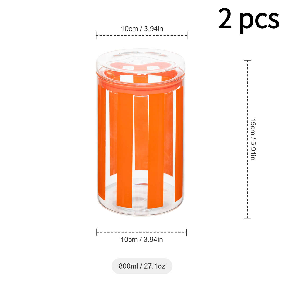 Sealed Jar Quantity 3Pcs