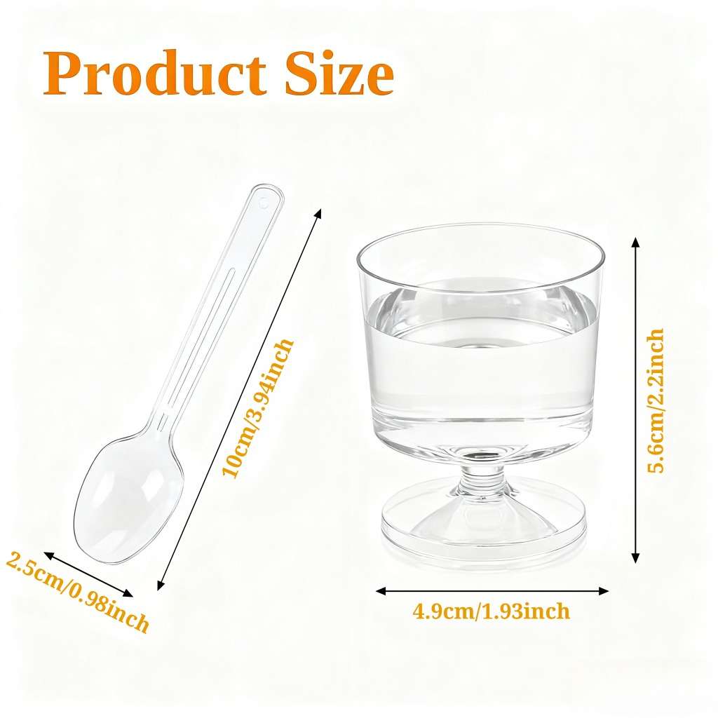 Water Cup Quantity Pack Of 40  20 Cups   20 Spoons