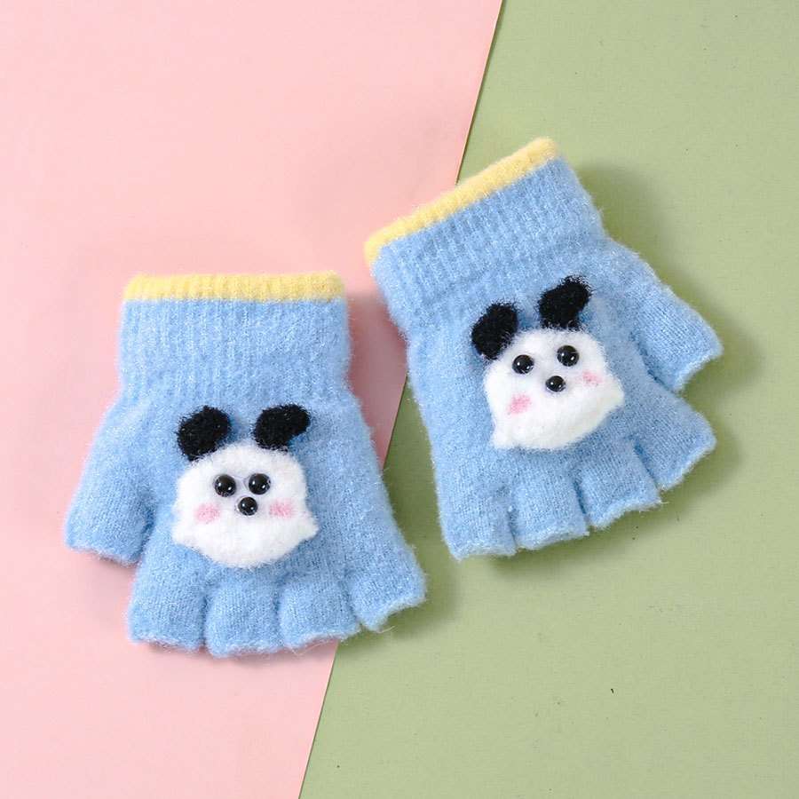 Winter Gloves Color Grey Size 1 To 4Y