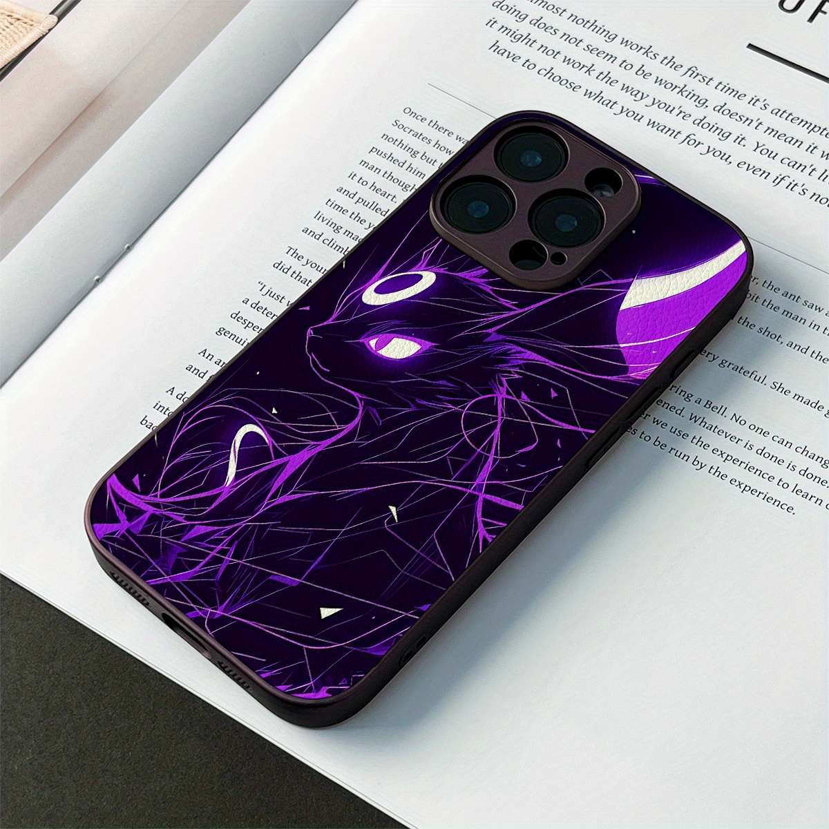 1Pc Mixed Color For iPhone 15 Pro Max Faux Leather Phone Case