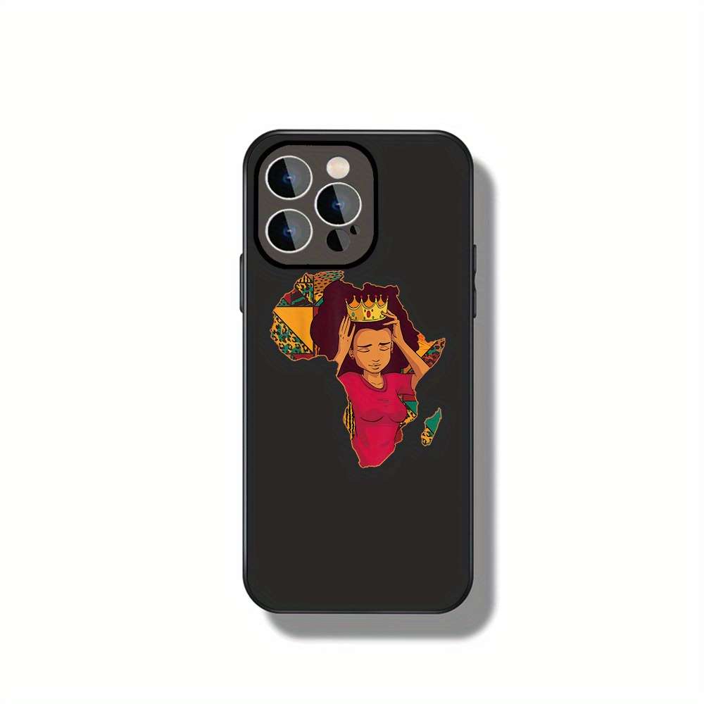 1Pc Black For iPhone 16 Plus African Pride Phone Case