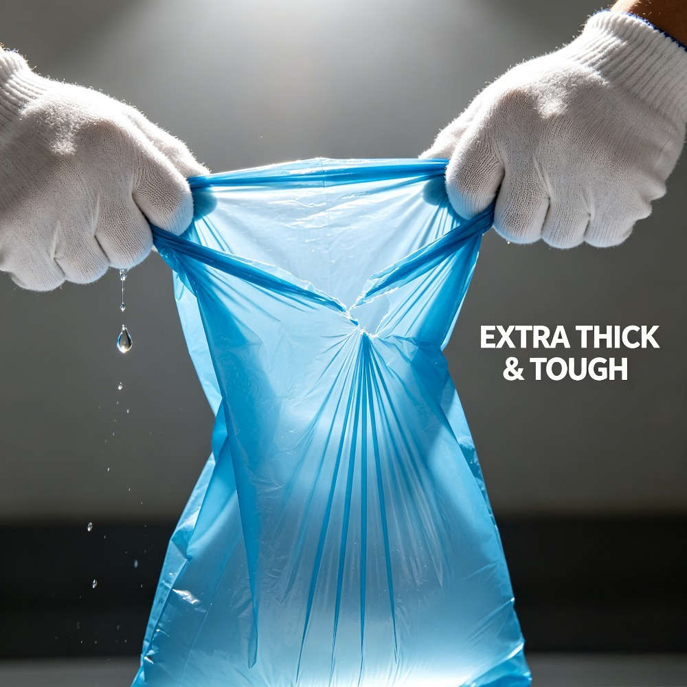 Trash Bagblue 5 Rolls100 Sheets
