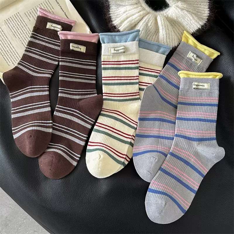 Women S Socks Color Mixed Color5 Pairs Size Asian Onesize