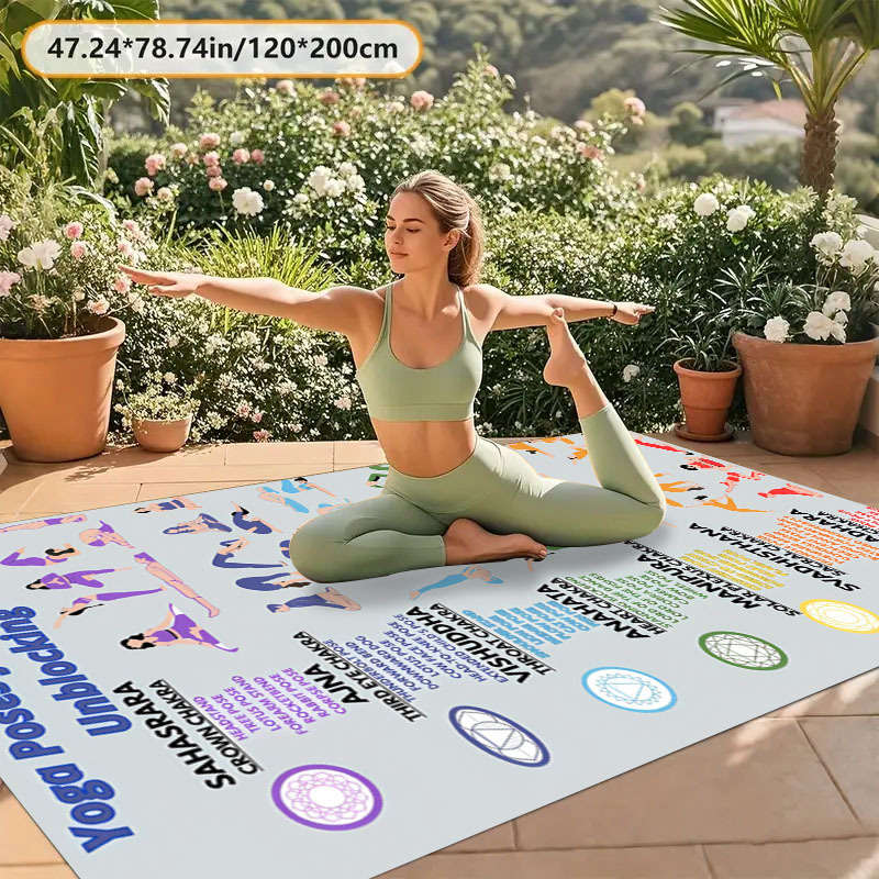 Yoga Mat 47.2Inx78.7In120Cmx200Cm