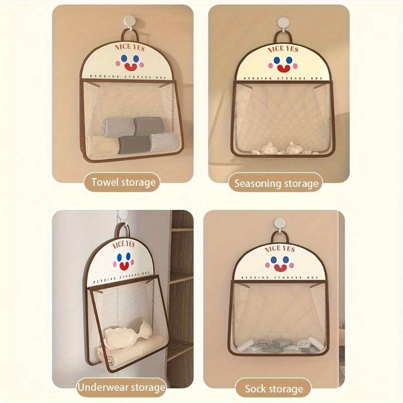 Elegant Versatile Durable Portable Large Capacity Hanging Storage Bag Polyester