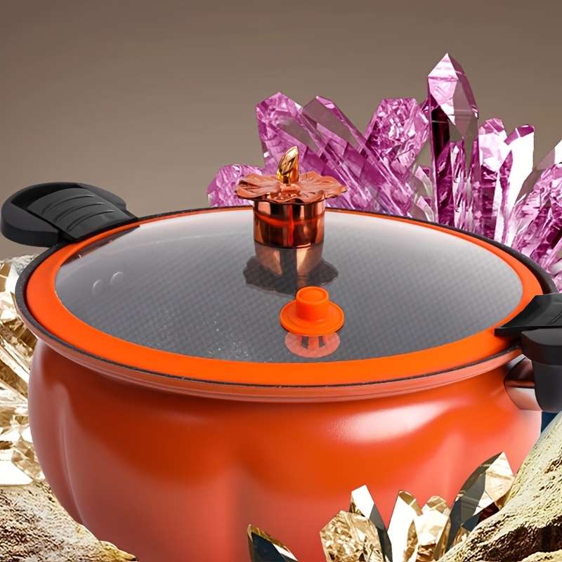 2-Piece Pumpkin-Shaped Aluminum Cookware Set